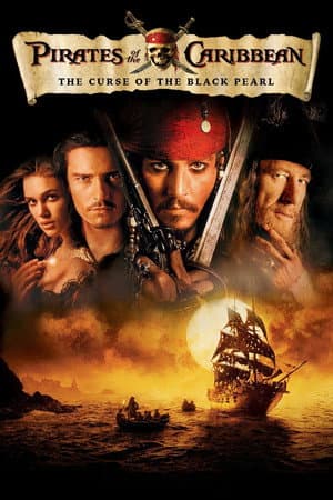 Poster of Pirates of the Caribbean: The Curse of the Black Pearl